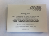 Operator's Manual for Rifle, 5.56 MM