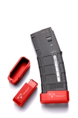 Base Pad For Glock 9/40 Full Size Magazines (+5/6, Titanium Gray)