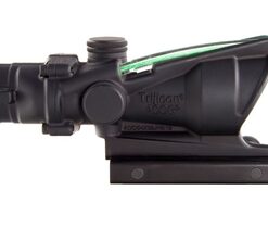 Trijicon TA31F-G ACOG 4x32 Scope with Green Chevron BAC Flattop Reticle – includes Flat Top Adapter